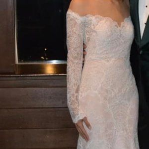 Anthropologie BHLDN x Watters Ula Lace Mermaid Wedding Dress Size 2